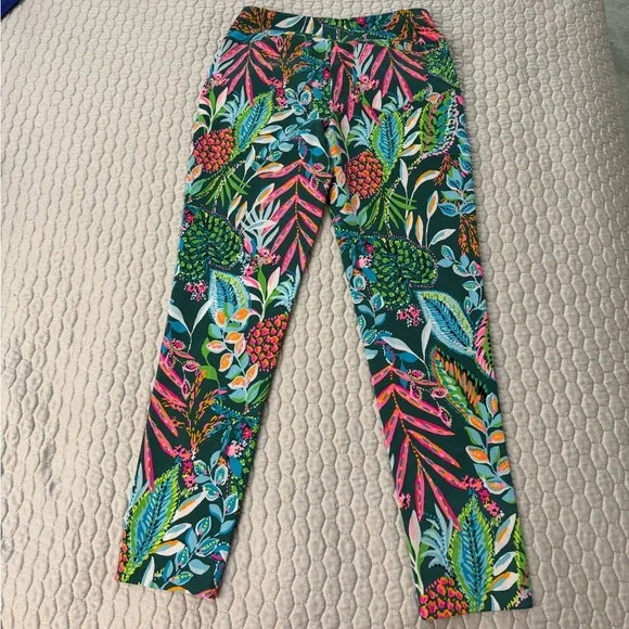 Lilly Pulitzer Women's UPF 50+ Luxletic Sunshine Jungle 28" Corso Size 4 NWOT - Picture 3 of 8